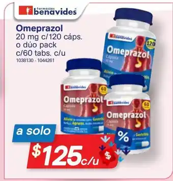 Farmacias Benavides Fabe omeprazol 20 mg 120cap oferta