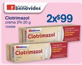 Farmacias Benavides Fabe clotrimazol v 2% 20 gr cre oferta