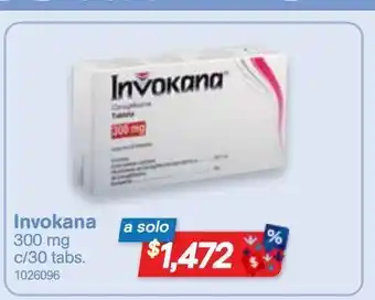 Invokana 300 mg c/30 tabs.