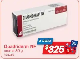 Farmacias Benavides Quadriderm nf crema 30 g oferta
