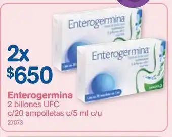Enterogermina 2 billones ufc c/20 ampolletas