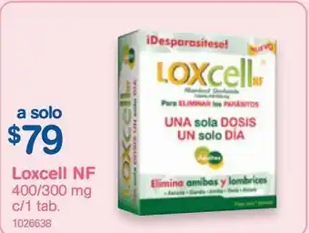 Loxcell nf 400/300 mg c/1 tab