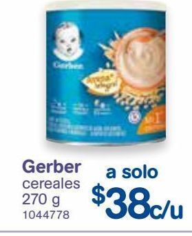 Farmacias Benavides Gerber cereales 270 g oferta