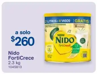 Farmacias Benavides Nido forticrece 2.3 kg oferta
