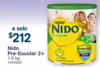 Farmacias Benavides Nido pre-escolar 2+ 1.5 kg oferta