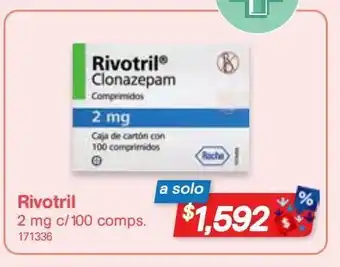 Rivotril 2 mg c/100 comps.