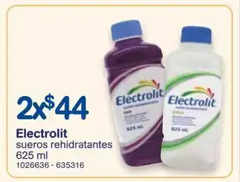 Farmacias Benavides Electrolit sueros rehidratantes 625 ml oferta