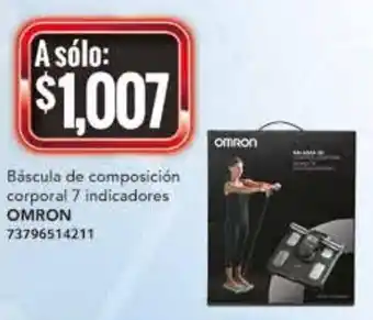 City Club Omron Báscula de Composición Corporal 7 Indicadores oferta