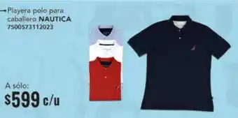 Nautica Playera Polo para Caballero