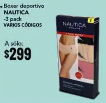 Nautica Boxer Deportivo 3 pack