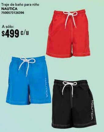 City Club Nautica Traje de Baño para Niño oferta