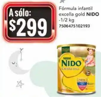 City Club Nido Fórmula Infantil Excella Gold 1/2kg oferta