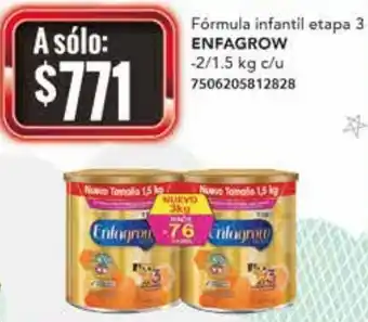 Enfagrow Fórmula Infantil Etapa 3 2/1.5kg