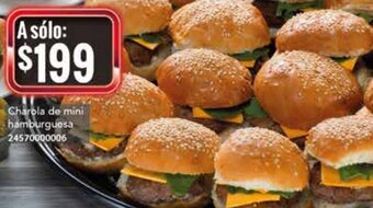 City Club Charola de Mini Hamburguesa oferta