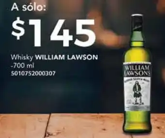 City Club Whisky William Lawson's 700ml oferta