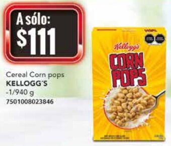 Kellogg's Cereal Corn Pops 1/940g
