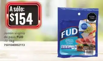 City Club Fud Jamón Virginia de Pavo 1/1kg oferta