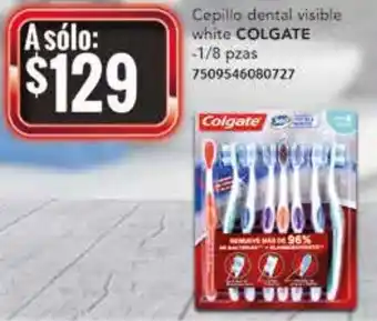 City Club Colgate Cepillo Dental Visible White 1/8 pzas oferta
