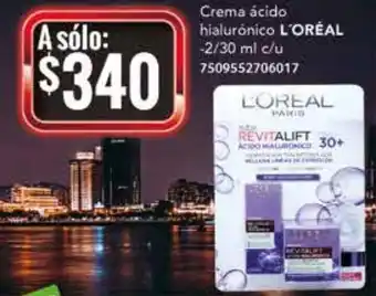 L'Oreal Crema Ácido Hialurónico 2/30ml