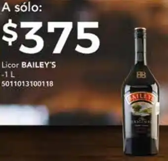 City Club Bailey's Licor 1L oferta