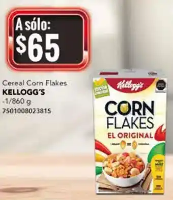 City Club Kellogg's Cereal Corn Flakes 1/860g oferta