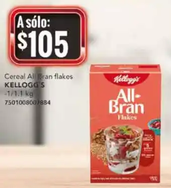 City Club Kellogg's Cereal All-Bran Flakes 1/1.1kg oferta