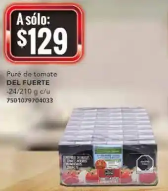 City Club Del Fuerte Puré de Tomate 24/210g oferta