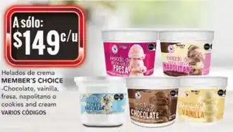 City Club Member's Choice Helados de Crema oferta