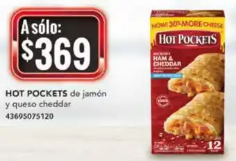 City Club Hot Pockets de Jamón y Queso Cheddar oferta