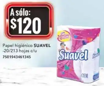 City Club Suavel Papel Higiénico 20/213 hojas oferta