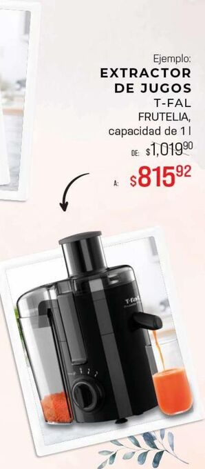 Extractor de jugos t-fal