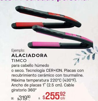 DelSol Alaciadora timco oferta
