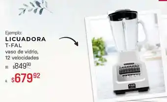 Licuadora t-fal vaso vidrio