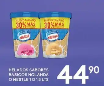 Alsuper Helados sabores basicos holanda o nestle oferta