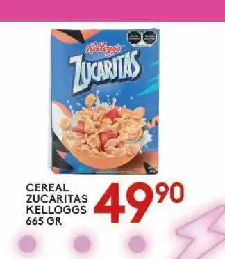 Alsuper Cereal zucaritas kelloggs 665 gr oferta