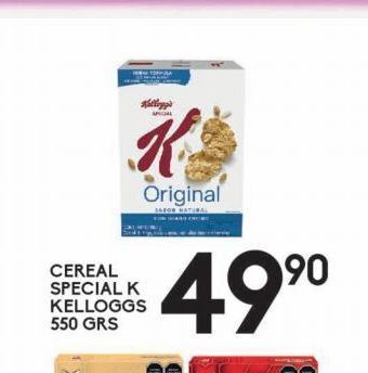 Alsuper Cereal special k kelloggs 550 grs oferta