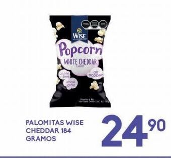 Alsuper Palomitas wise cheddar 184 gr oferta