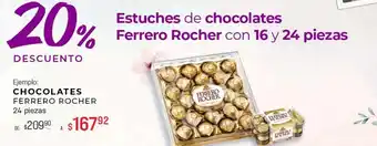 Chocolates ferrero rocher 24 piezas
