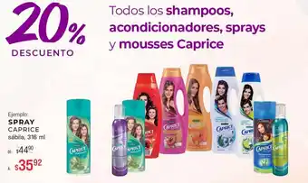 Spray caprice sábila 316ml