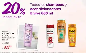 Woolworth Shampoo elvive hidra hialuronico 680ml oferta