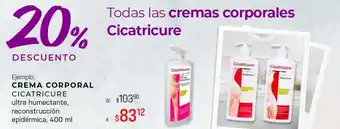 Crema corporal cicatricure 400ml