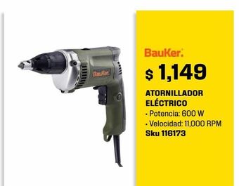 Sodimac Homecenter Atornillador eléctrico 600 watts bauker oferta