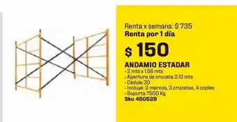 Andamio estándar