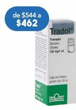 Farmacia San Pablo Tradol oral sol 100mg fgo c/10ml oferta