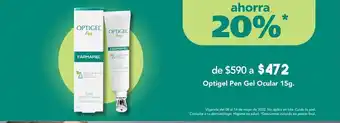 Farmacia San Pablo Optigel pen gel ocular env c/15gr oferta