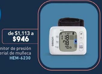 Omron baumanometro muñeca hem6230 c/1pza