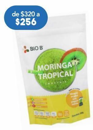 Farmacia San Pablo Bio b smoothie moringa tropical c/200gr oferta