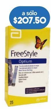Farmacia San Pablo Freestyle optium tiras con 25 c/1 oferta