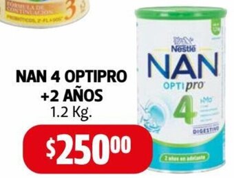 Farmacias Guadalajara Nan 4 Optipro +2 Años 1.2kg oferta