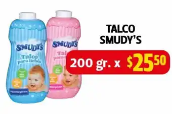 Farmacias Guadalajara Talco Smudy's 200 gr oferta